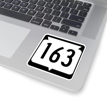 WIS 163 (Wisconsin) (Road Sign) STICKER Vinyl Kiss-Cut Decal - The Sticker Space