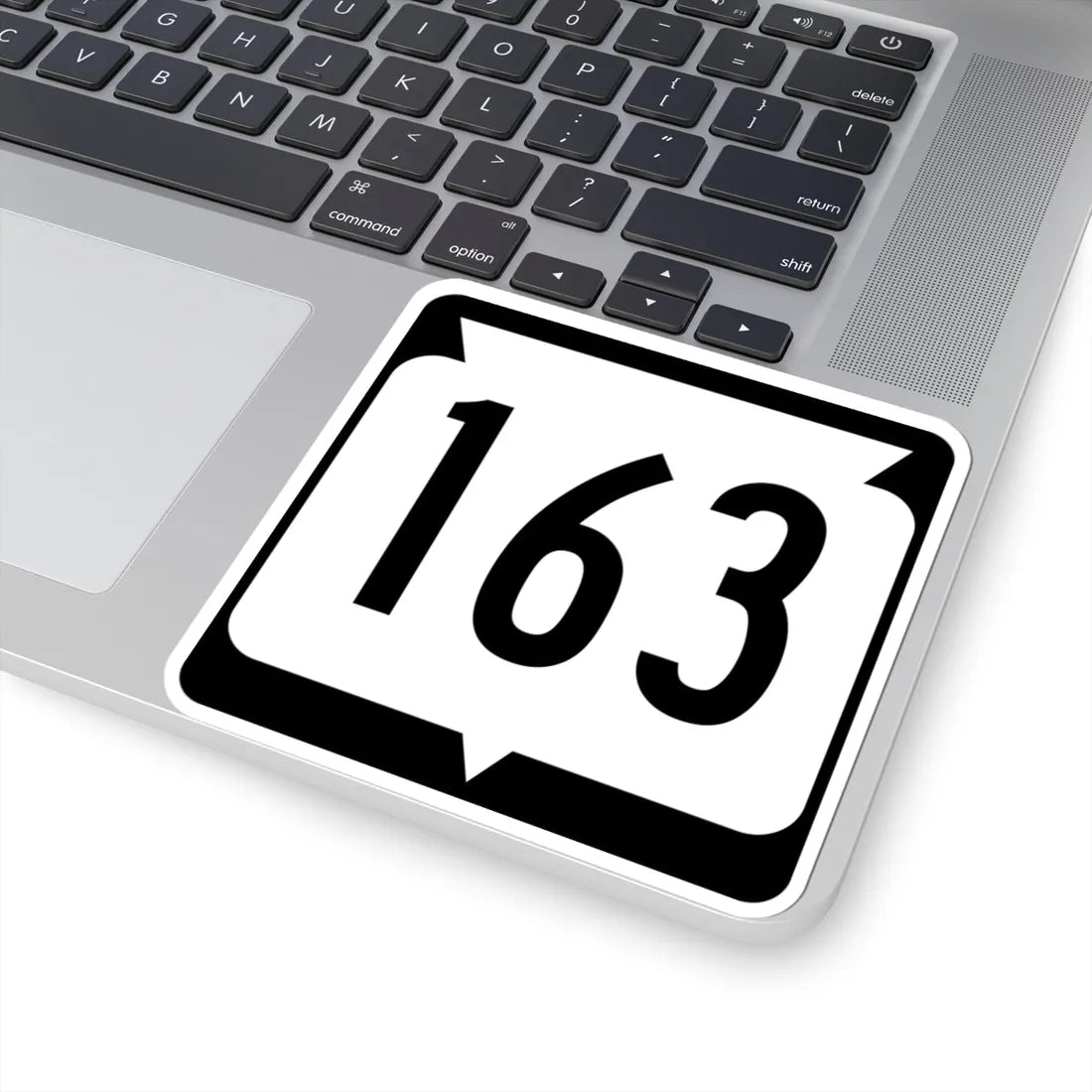 WIS 163 (Wisconsin) (Road Sign) STICKER Vinyl Kiss-Cut Decal - The Sticker Space