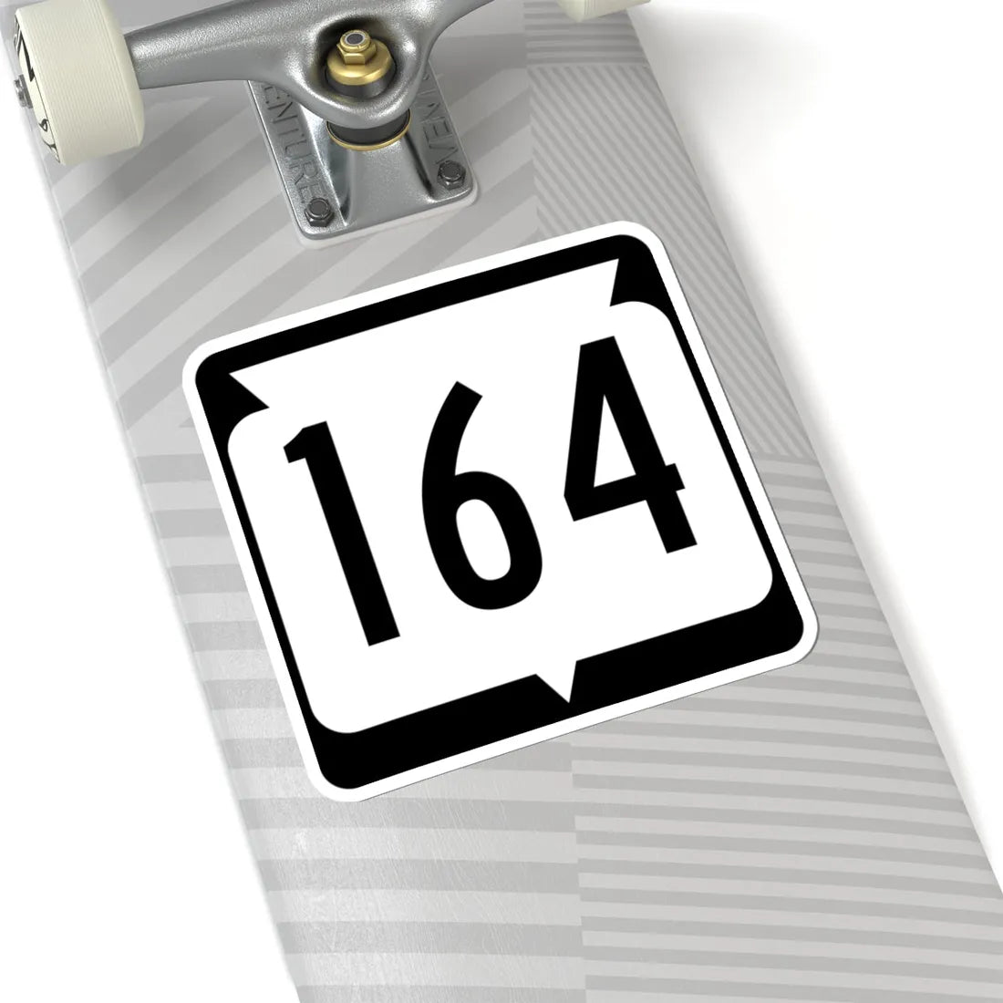 WIS 164 (Wisconsin) (Road Sign) STICKER Vinyl Kiss-Cut Decal - The Sticker Space