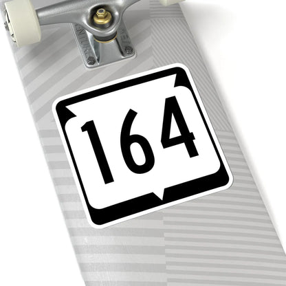 WIS 164 (Wisconsin) (Road Sign) STICKER Vinyl Kiss-Cut Decal - The Sticker Space