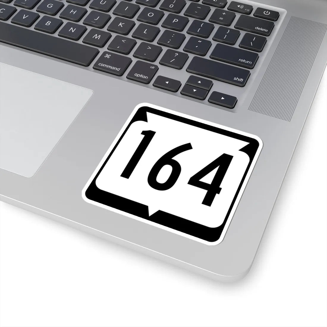 WIS 164 (Wisconsin) (Road Sign) STICKER Vinyl Kiss-Cut Decal - The Sticker Space