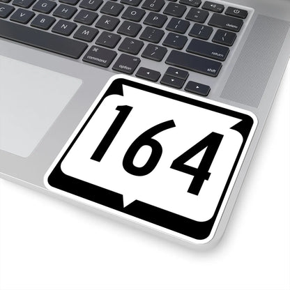WIS 164 (Wisconsin) (Road Sign) STICKER Vinyl Kiss-Cut Decal - The Sticker Space