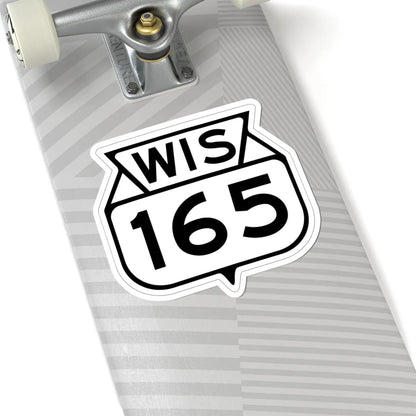 WIS 165 1949 (Wisconsin) (Road Sign) STICKER Vinyl Kiss-Cut Decal - The Sticker Space
