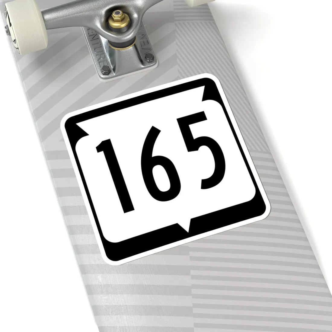WIS 165 (Wisconsin) (Road Sign) STICKER Vinyl Kiss-Cut Decal - The Sticker Space