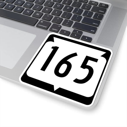 WIS 165 (Wisconsin) (Road Sign) STICKER Vinyl Kiss-Cut Decal - The Sticker Space