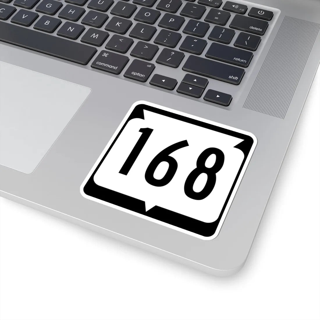 WIS 168 (Wisconsin) (Road Sign) STICKER Vinyl Kiss-Cut Decal - The Sticker Space