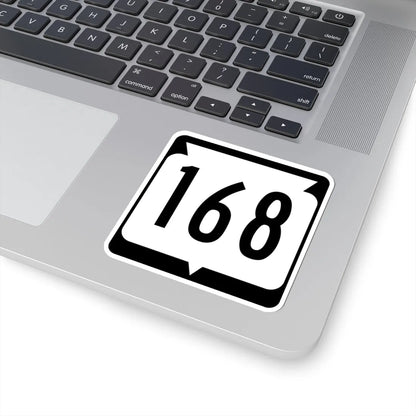 WIS 168 (Wisconsin) (Road Sign) STICKER Vinyl Kiss-Cut Decal - The Sticker Space