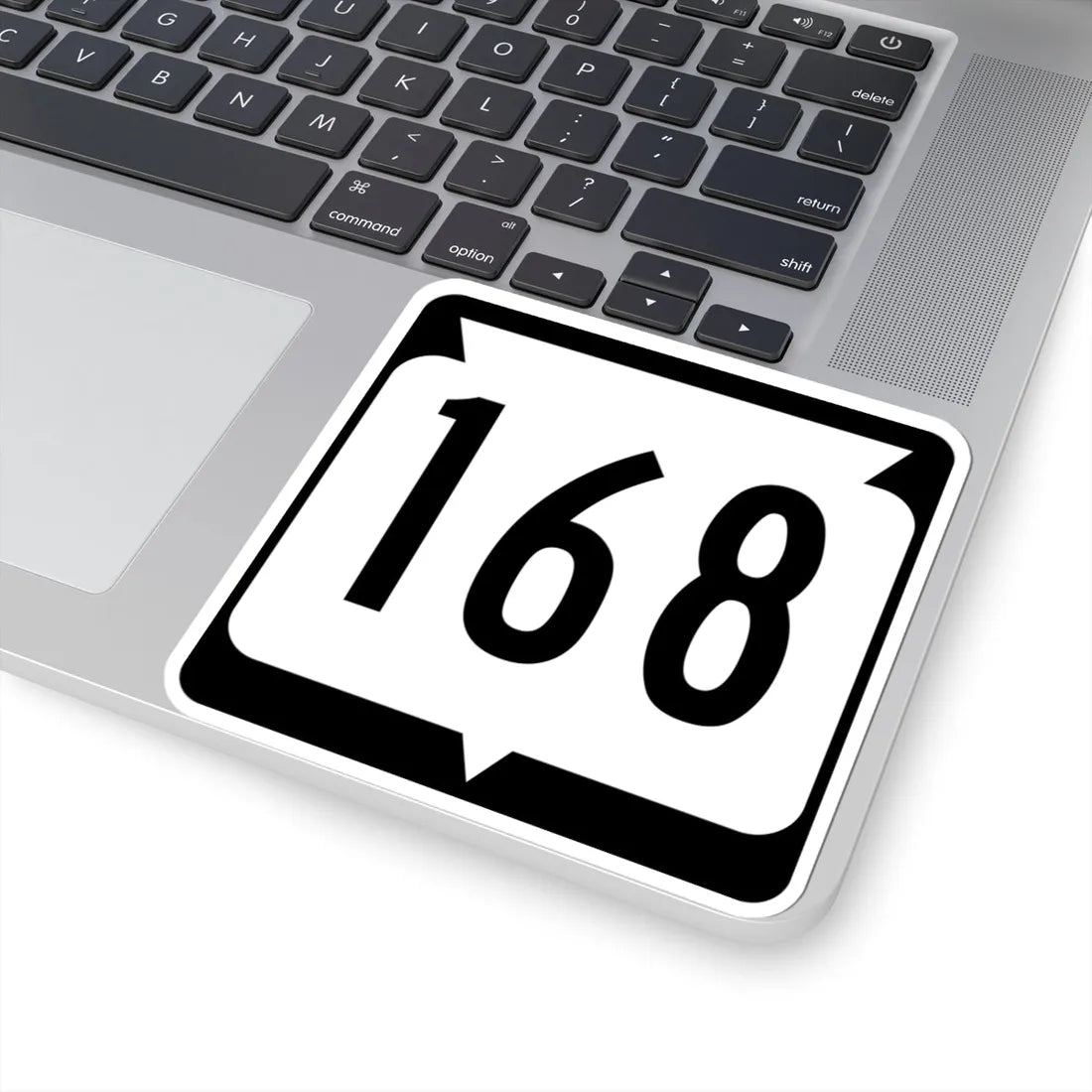 WIS 168 (Wisconsin) (Road Sign) STICKER Vinyl Kiss-Cut Decal - The Sticker Space