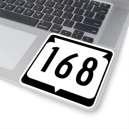 WIS 168 (Wisconsin) (Road Sign) STICKER Vinyl Kiss-Cut Decal - The Sticker Space