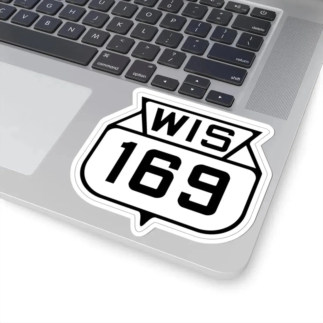 WIS 169 1938 (Wisconsin) (Road Sign) STICKER Vinyl Kiss-Cut Decal - The Sticker Space