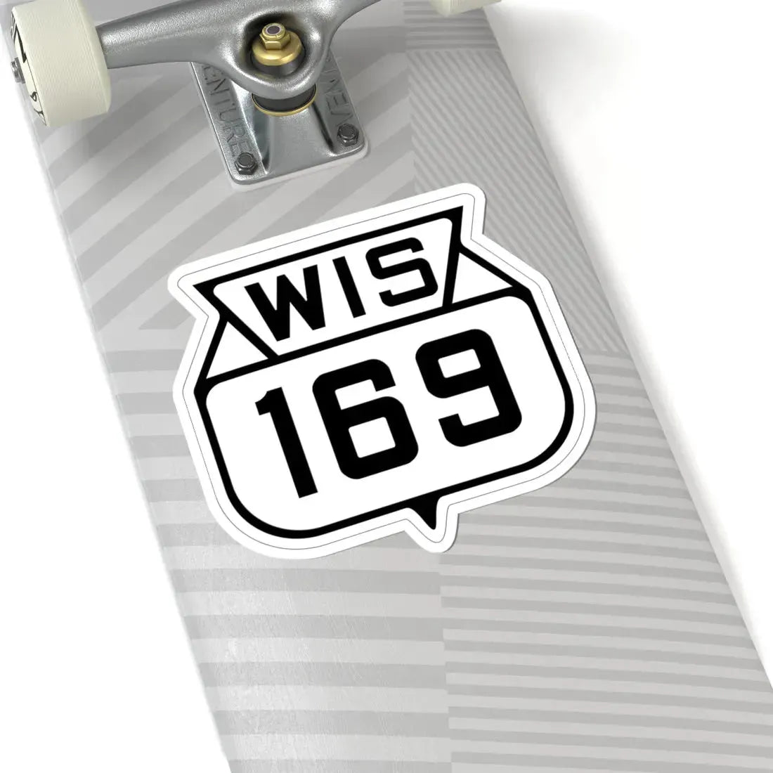 WIS 169 1938 (Wisconsin) (Road Sign) STICKER Vinyl Kiss-Cut Decal - The Sticker Space