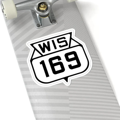 WIS 169 1938 (Wisconsin) (Road Sign) STICKER Vinyl Kiss-Cut Decal - The Sticker Space