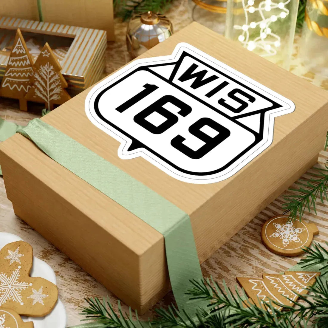 WIS 169 1938 (Wisconsin) (Road Sign) STICKER Vinyl Kiss-Cut Decal - The Sticker Space