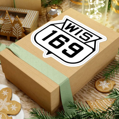 WIS 169 1938 (Wisconsin) (Road Sign) STICKER Vinyl Kiss-Cut Decal - The Sticker Space