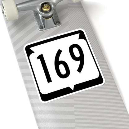 WIS 169 (Wisconsin) (Road Sign) STICKER Vinyl Kiss-Cut Decal - The Sticker Space