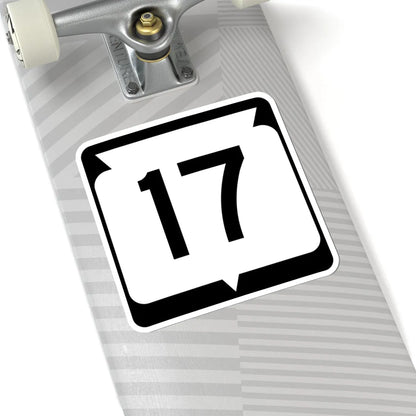 WIS 17 (Wisconsin) (Road Sign) STICKER Vinyl Kiss-Cut Decal - The Sticker Space