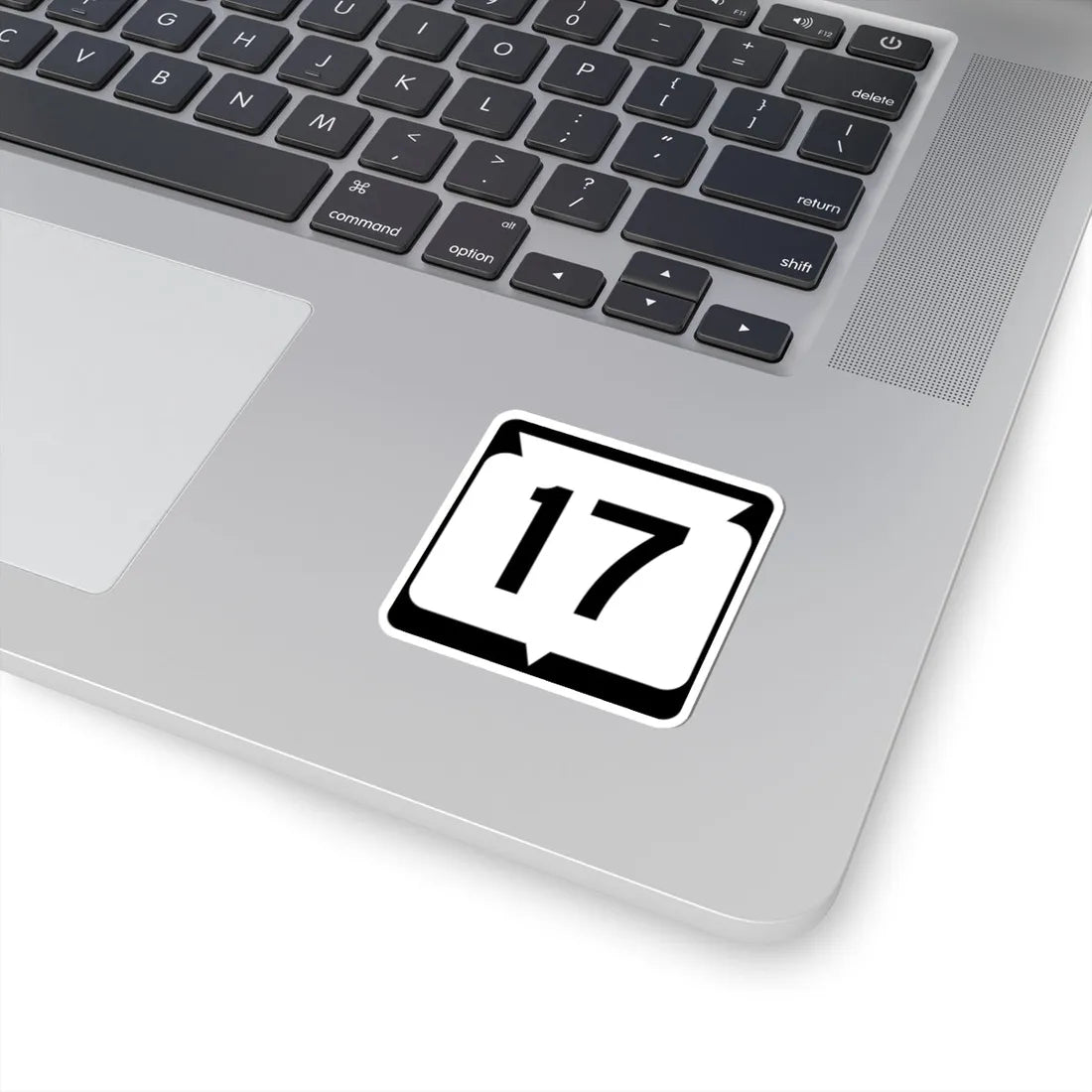 WIS 17 (Wisconsin) (Road Sign) STICKER Vinyl Kiss-Cut Decal - The Sticker Space
