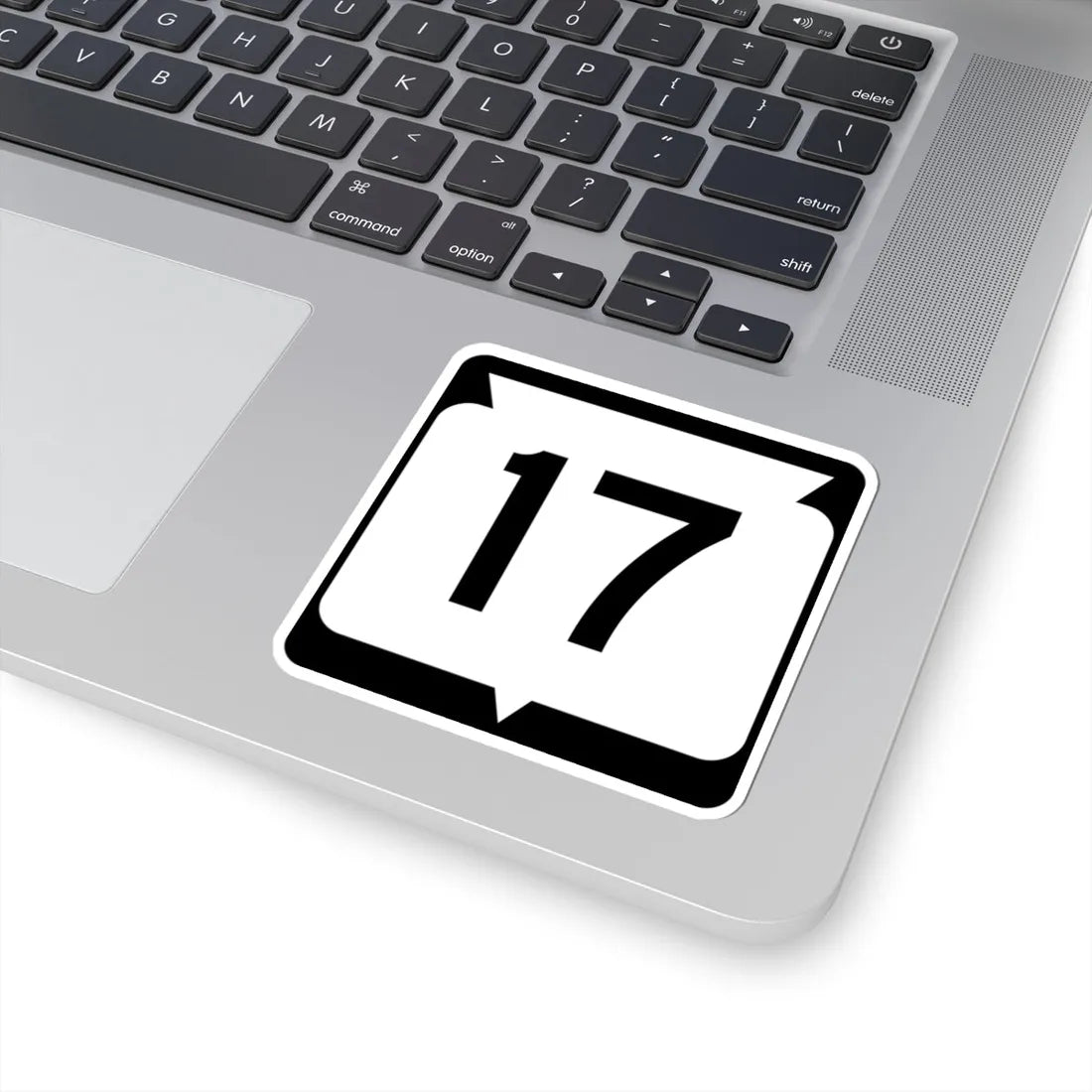WIS 17 (Wisconsin) (Road Sign) STICKER Vinyl Kiss-Cut Decal - The Sticker Space