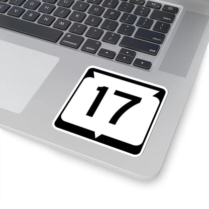 WIS 17 (Wisconsin) (Road Sign) STICKER Vinyl Kiss-Cut Decal - The Sticker Space