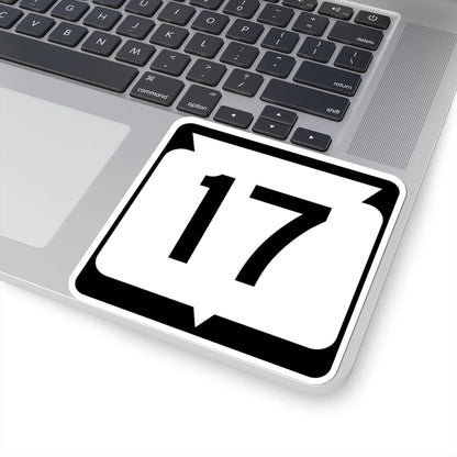 WIS 17 (Wisconsin) (Road Sign) STICKER Vinyl Kiss-Cut Decal - The Sticker Space
