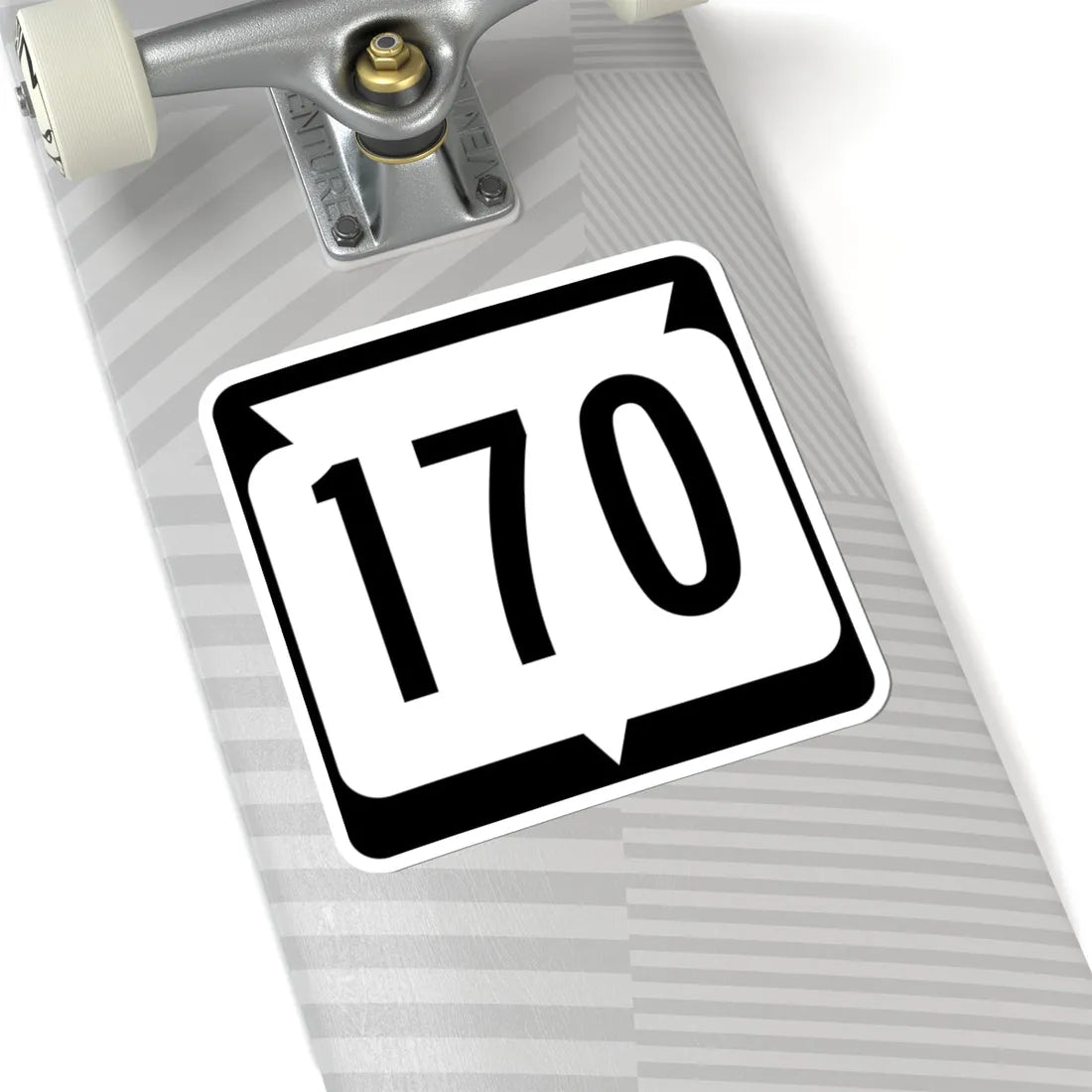 WIS 170 (Wisconsin) (Road Sign) STICKER Vinyl Kiss-Cut Decal - The Sticker Space