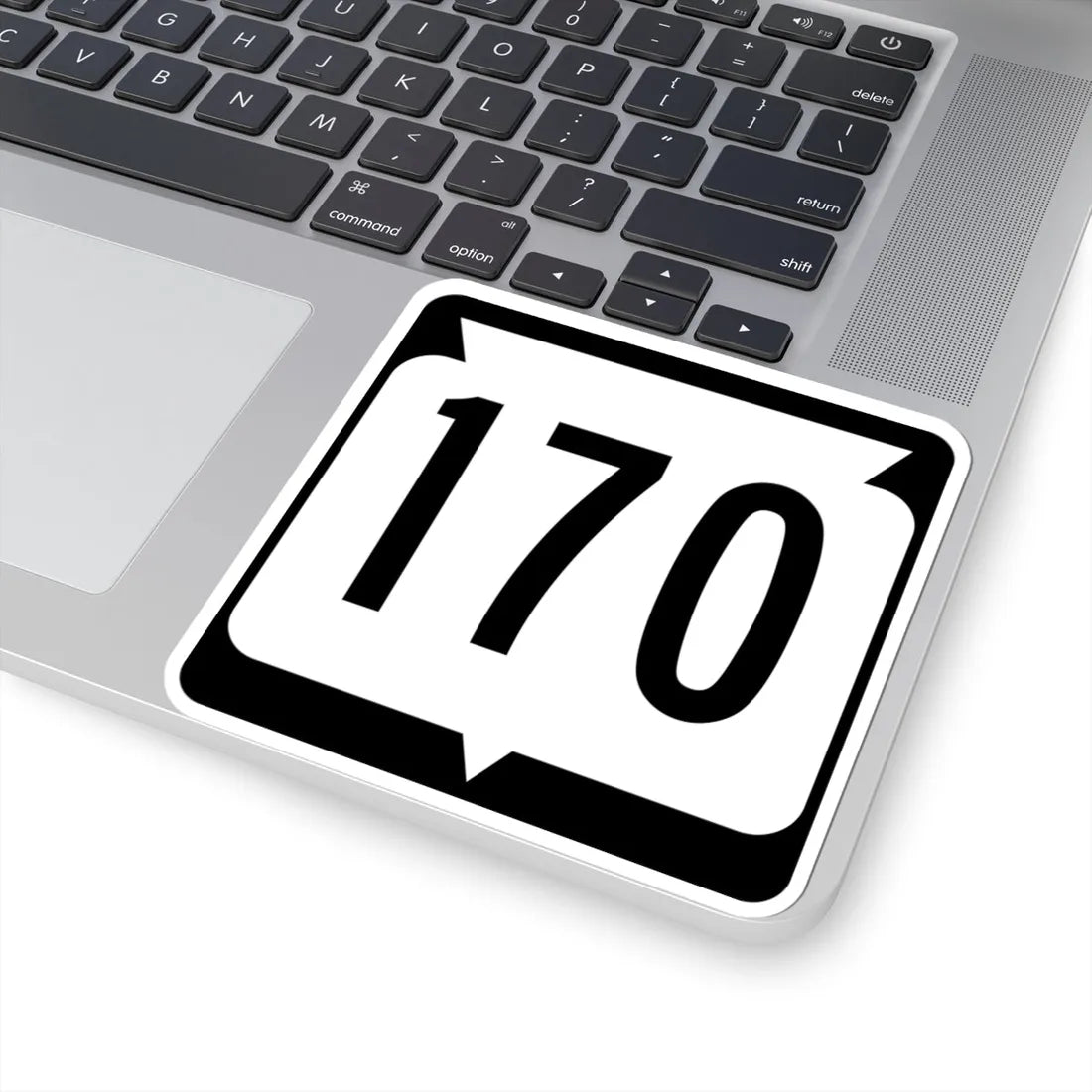 WIS 170 (Wisconsin) (Road Sign) STICKER Vinyl Kiss-Cut Decal - The Sticker Space