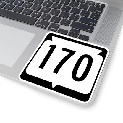 WIS 170 (Wisconsin) (Road Sign) STICKER Vinyl Kiss-Cut Decal - The Sticker Space