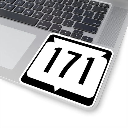 WIS 171 (Wisconsin) (Road Sign) STICKER Vinyl Kiss-Cut Decal - The Sticker Space