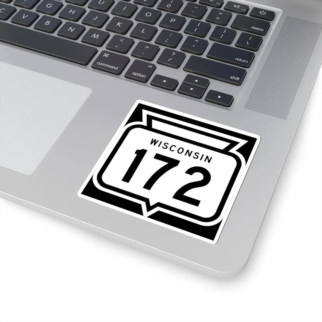 WIS 172 1958 (Wisconsin) (Road Sign) STICKER Vinyl Kiss-Cut Decal - The Sticker Space