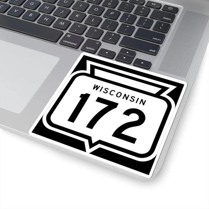 WIS 172 1958 (Wisconsin) (Road Sign) STICKER Vinyl Kiss-Cut Decal - The Sticker Space