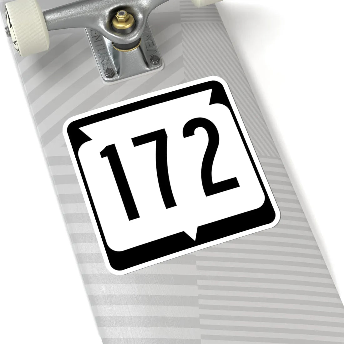 WIS 172 (Wisconsin) (Road Sign) STICKER Vinyl Kiss-Cut Decal - The Sticker Space