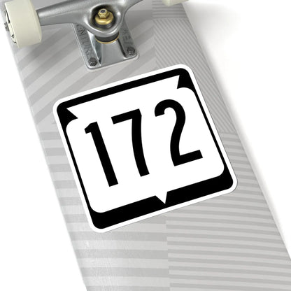 WIS 172 (Wisconsin) (Road Sign) STICKER Vinyl Kiss-Cut Decal - The Sticker Space