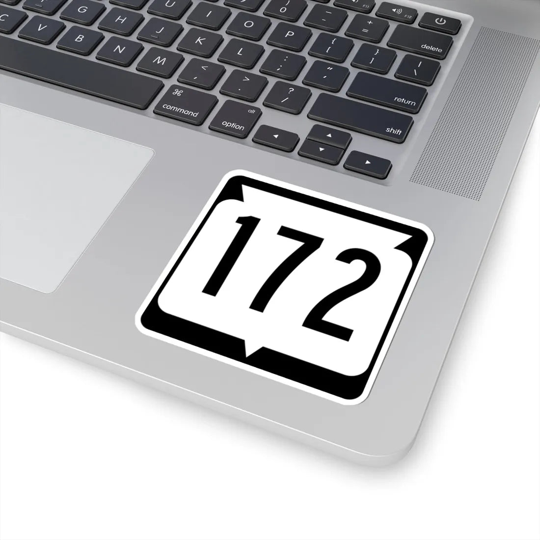 WIS 172 (Wisconsin) (Road Sign) STICKER Vinyl Kiss-Cut Decal - The Sticker Space