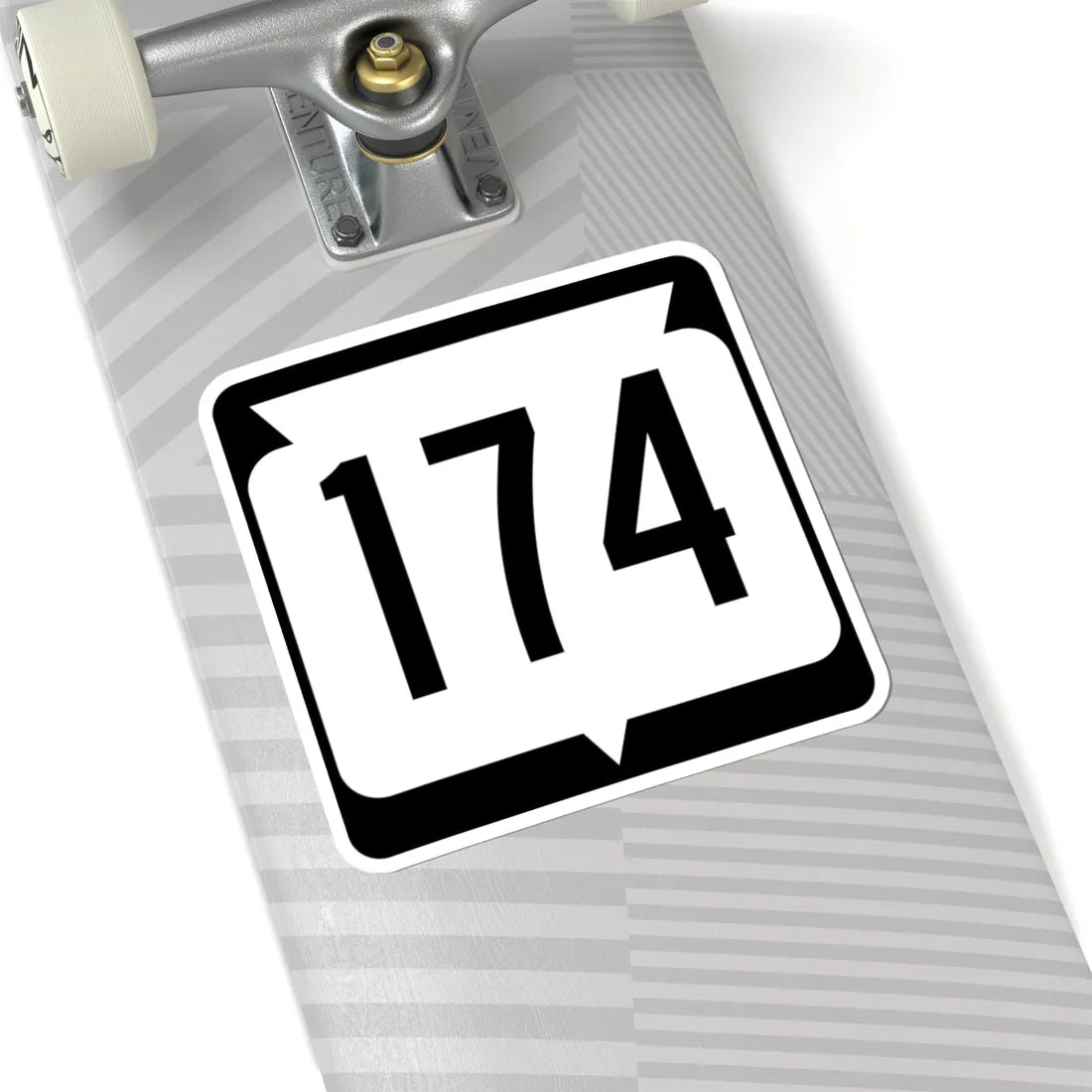 WIS 174 (Wisconsin) (Road Sign) STICKER Vinyl Kiss-Cut Decal - The Sticker Space