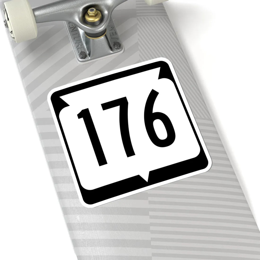 WIS 176 (Wisconsin) (Road Sign) STICKER Vinyl Kiss-Cut Decal - The Sticker Space