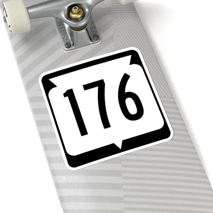 WIS 176 (Wisconsin) (Road Sign) STICKER Vinyl Kiss-Cut Decal - The Sticker Space
