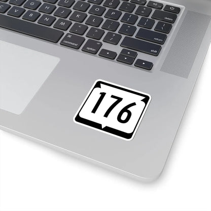 WIS 176 (Wisconsin) (Road Sign) STICKER Vinyl Kiss-Cut Decal - The Sticker Space