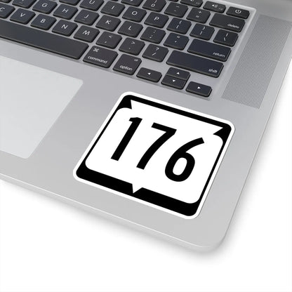 WIS 176 (Wisconsin) (Road Sign) STICKER Vinyl Kiss-Cut Decal - The Sticker Space