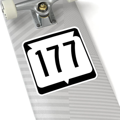 WIS 177 (Wisconsin) (Road Sign) STICKER Vinyl Kiss-Cut Decal - The Sticker Space