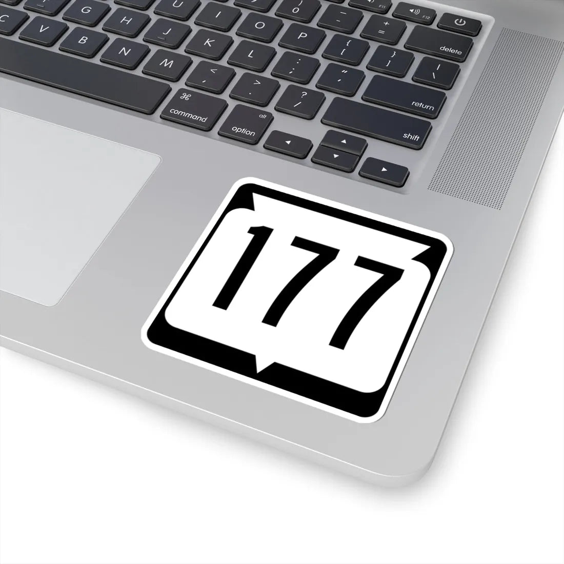 WIS 177 (Wisconsin) (Road Sign) STICKER Vinyl Kiss-Cut Decal - The Sticker Space