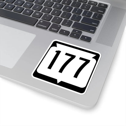 WIS 177 (Wisconsin) (Road Sign) STICKER Vinyl Kiss-Cut Decal - The Sticker Space