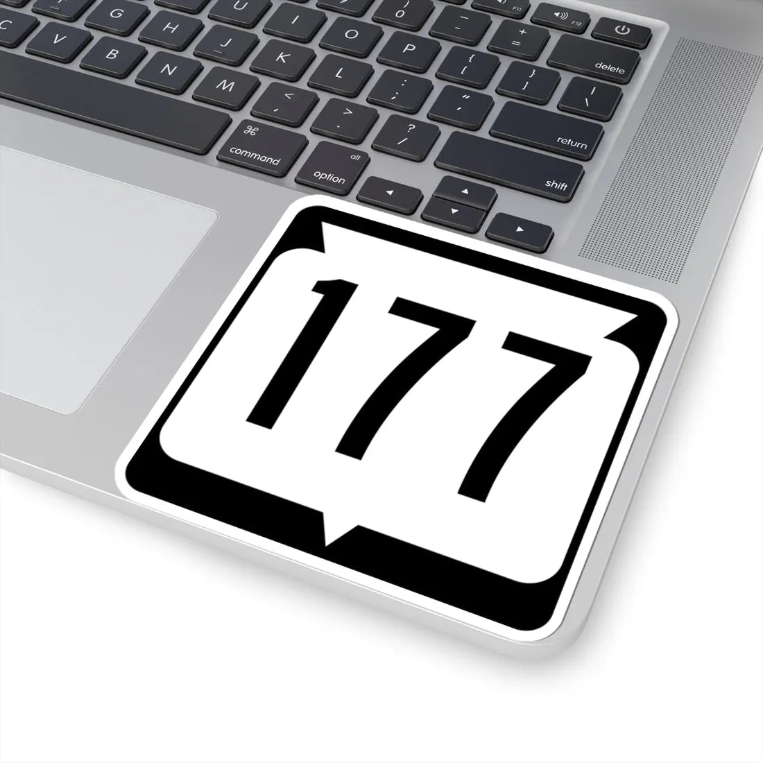 WIS 177 (Wisconsin) (Road Sign) STICKER Vinyl Kiss-Cut Decal - The Sticker Space