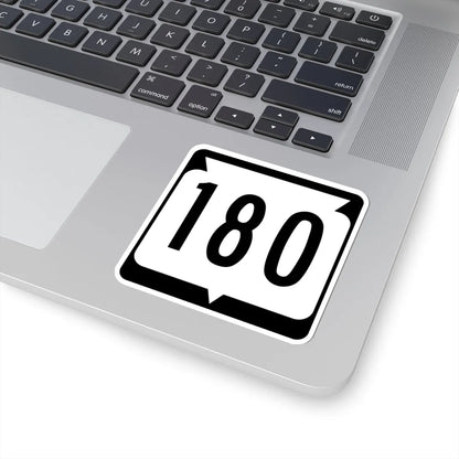 WIS 180 (Wisconsin) (Road Sign) STICKER Vinyl Kiss-Cut Decal - The Sticker Space