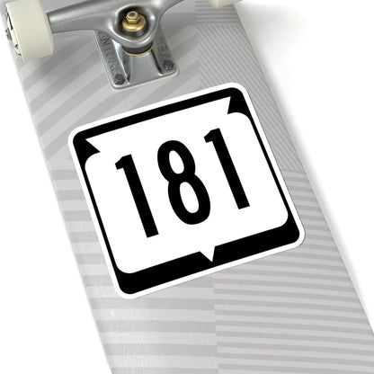 WIS 181 (Wisconsin) (Road Sign) STICKER Vinyl Kiss-Cut Decal - The Sticker Space