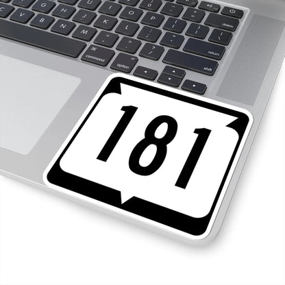 WIS 181 (Wisconsin) (Road Sign) STICKER Vinyl Kiss-Cut Decal - The Sticker Space