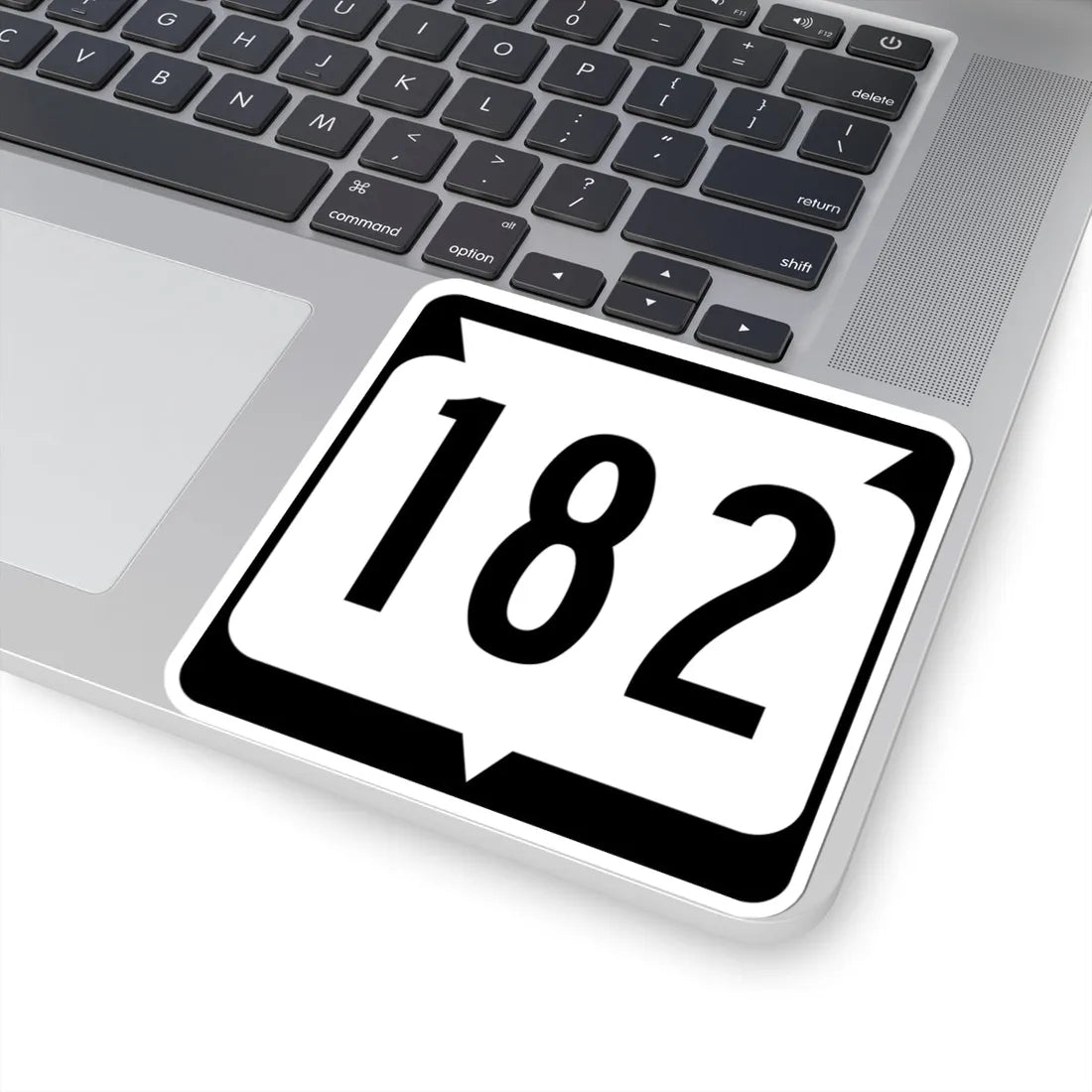 WIS 182 (Wisconsin) (Road Sign) STICKER Vinyl Kiss-Cut Decal - The Sticker Space