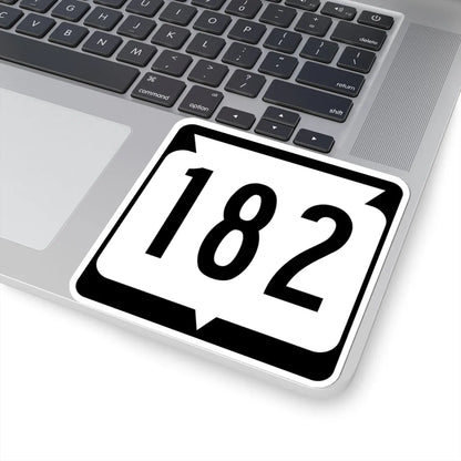 WIS 182 (Wisconsin) (Road Sign) STICKER Vinyl Kiss-Cut Decal - The Sticker Space