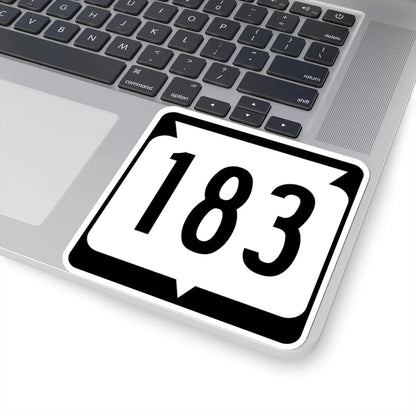WIS 183 (Wisconsin) (Road Sign) STICKER Vinyl Kiss-Cut Decal - The Sticker Space