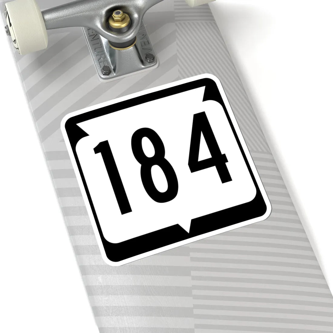 WIS 184 (Wisconsin) (Road Sign) STICKER Vinyl Kiss-Cut Decal - The Sticker Space