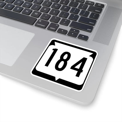 WIS 184 (Wisconsin) (Road Sign) STICKER Vinyl Kiss-Cut Decal - The Sticker Space